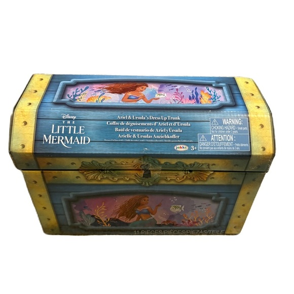 Disney The Little Mermaid Ariel Ursula Dress Up Trunk Outfit Dresses Accessories - Picture 2 of 5